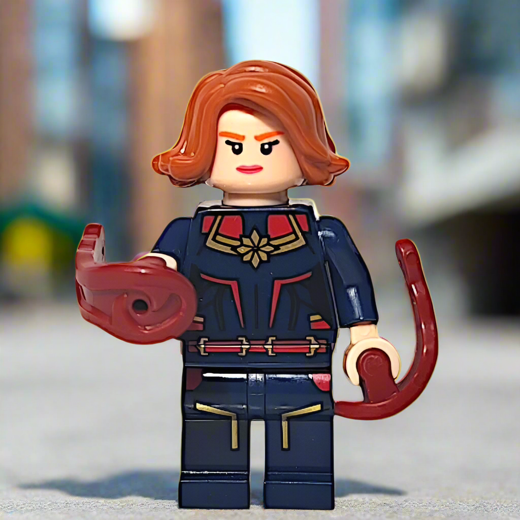 Carol Danvers Captain Marvel Suit Minifigure for Lego